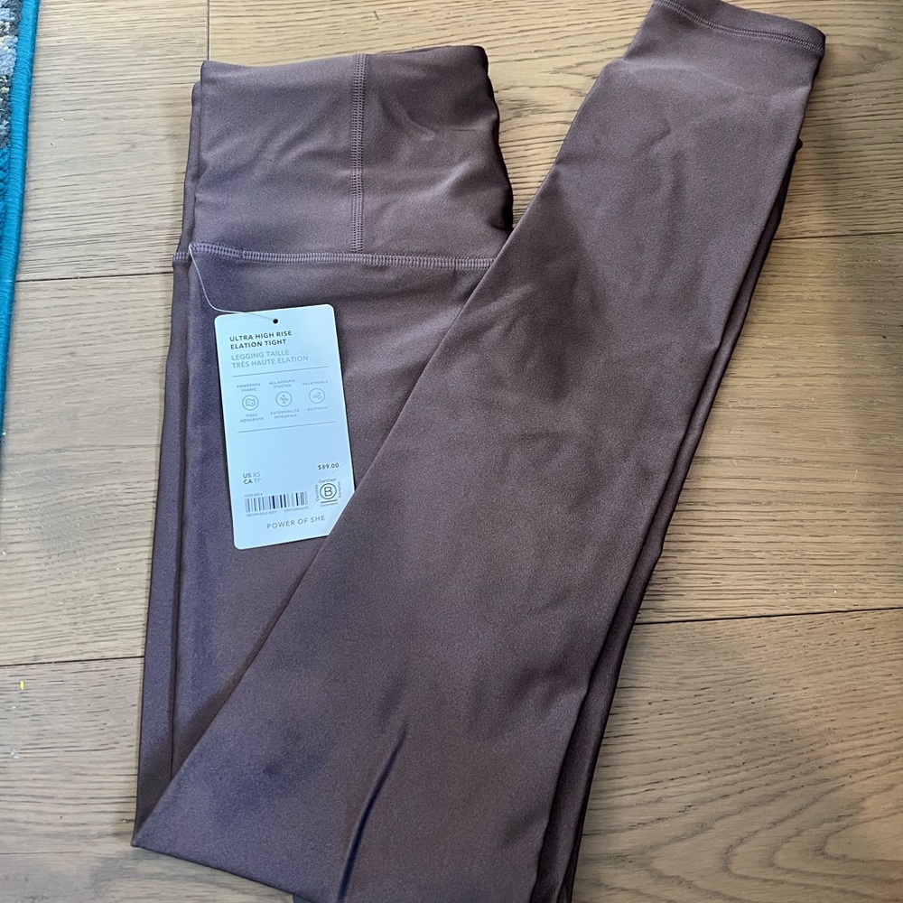 NWT Athleta Ultra High Rise Elation Leggings Size XS